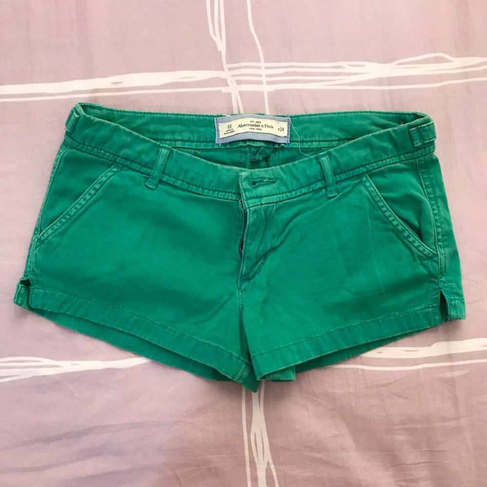 Abercrombie & Fitch Green Shorts